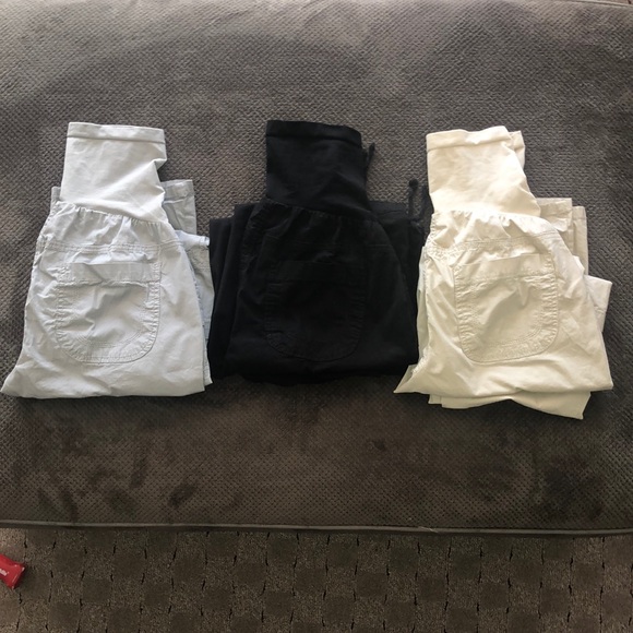 Motherhood Maternity Pants - 🤰Maternity Cargo Crops Bundle🤰